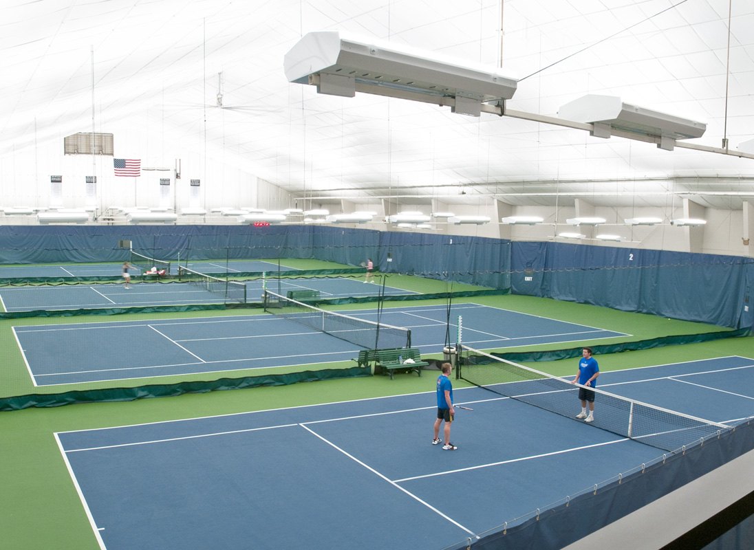 Indoor tennis courts at Wheaton Indoor Tennis